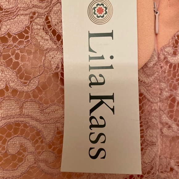 NWT Peach Jumpsuit with Lace Back - Picture 2 of 8